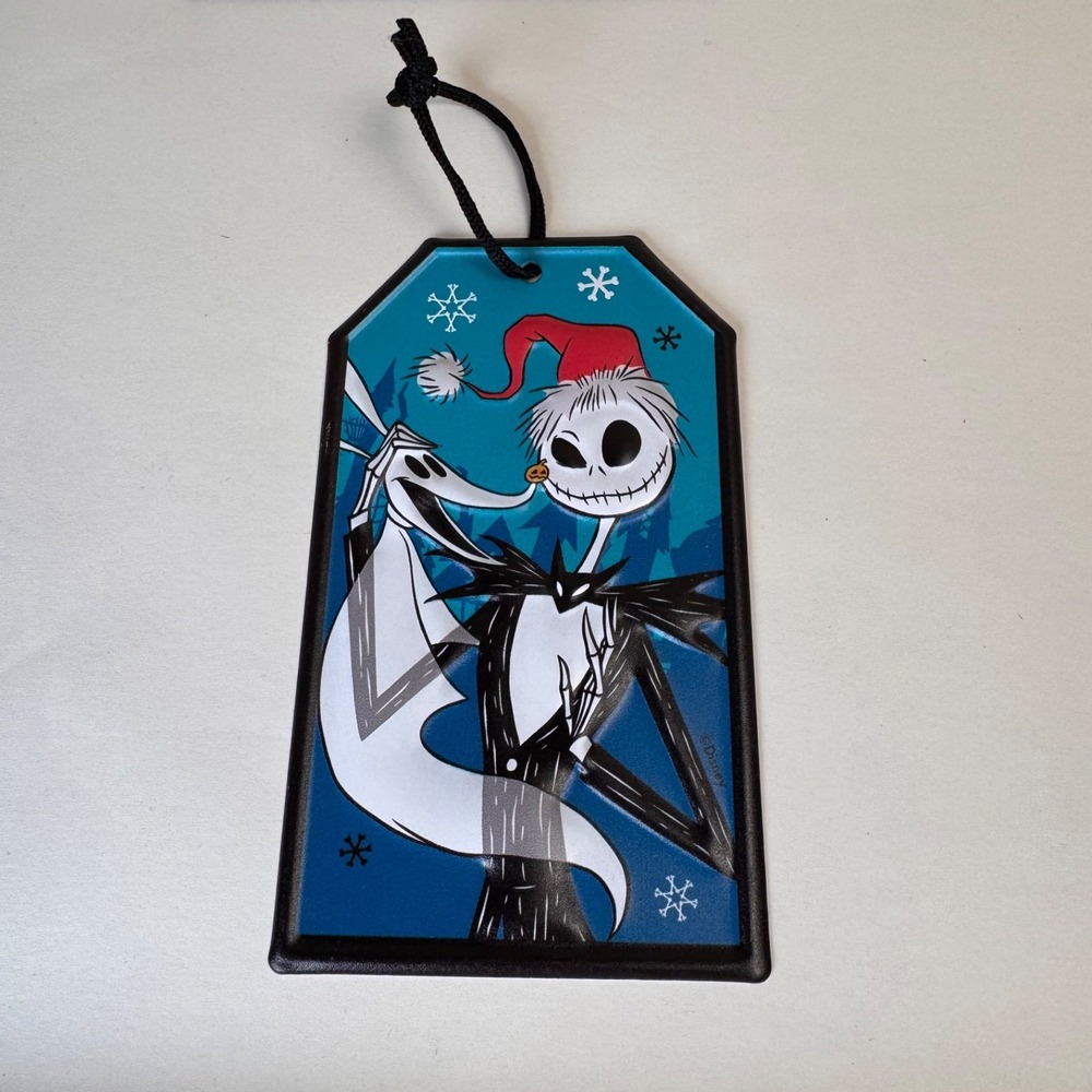 Disney Nightmare Before Christmas Jack Zero Metal Sign Ornament Blue 5.5 Inch